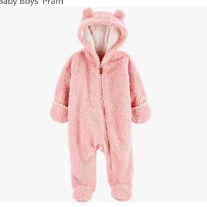 CARTERS Hooded Sherpa Pram